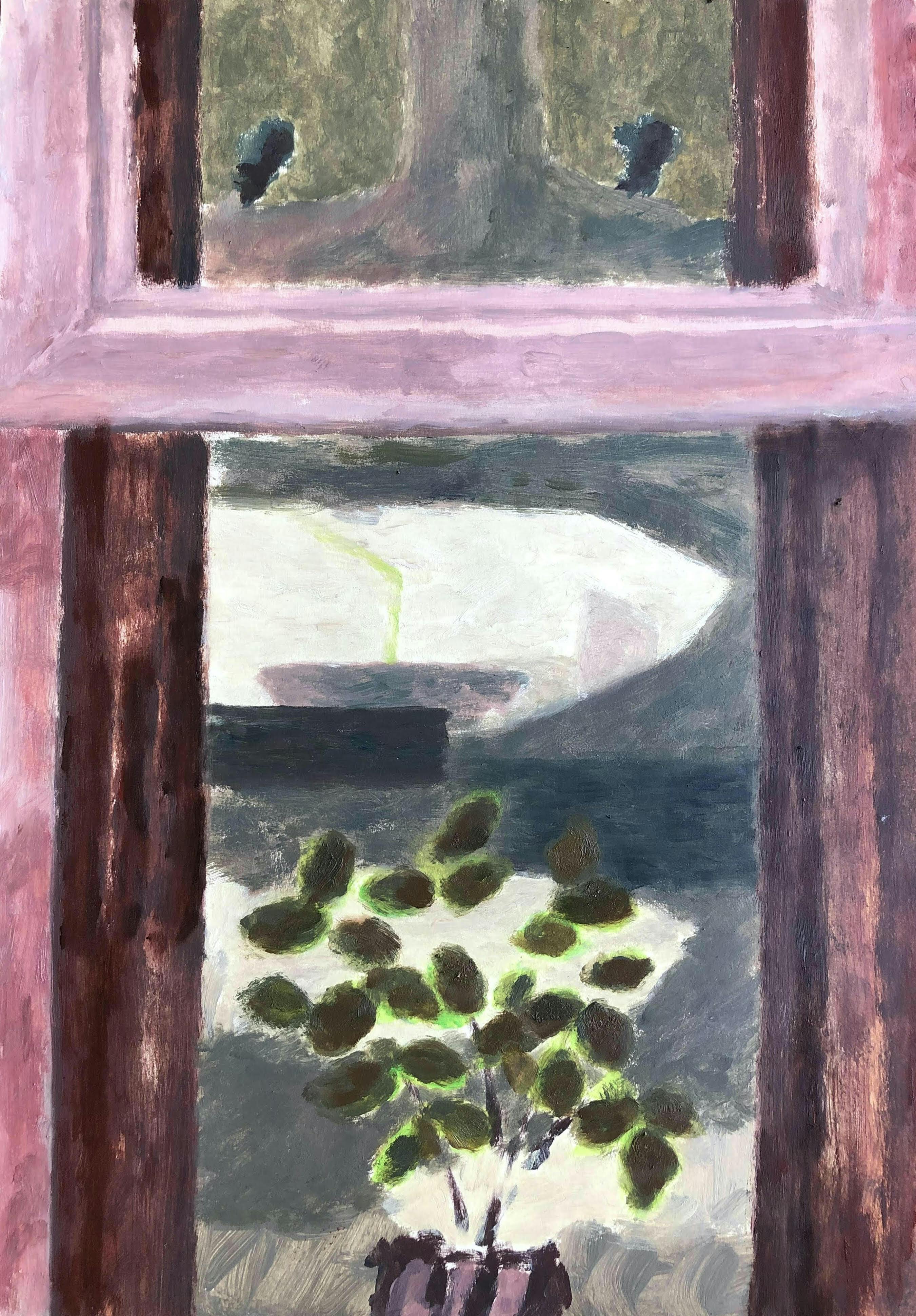 Untitled, 2022. Oil on paper, 21.5 x 30cm