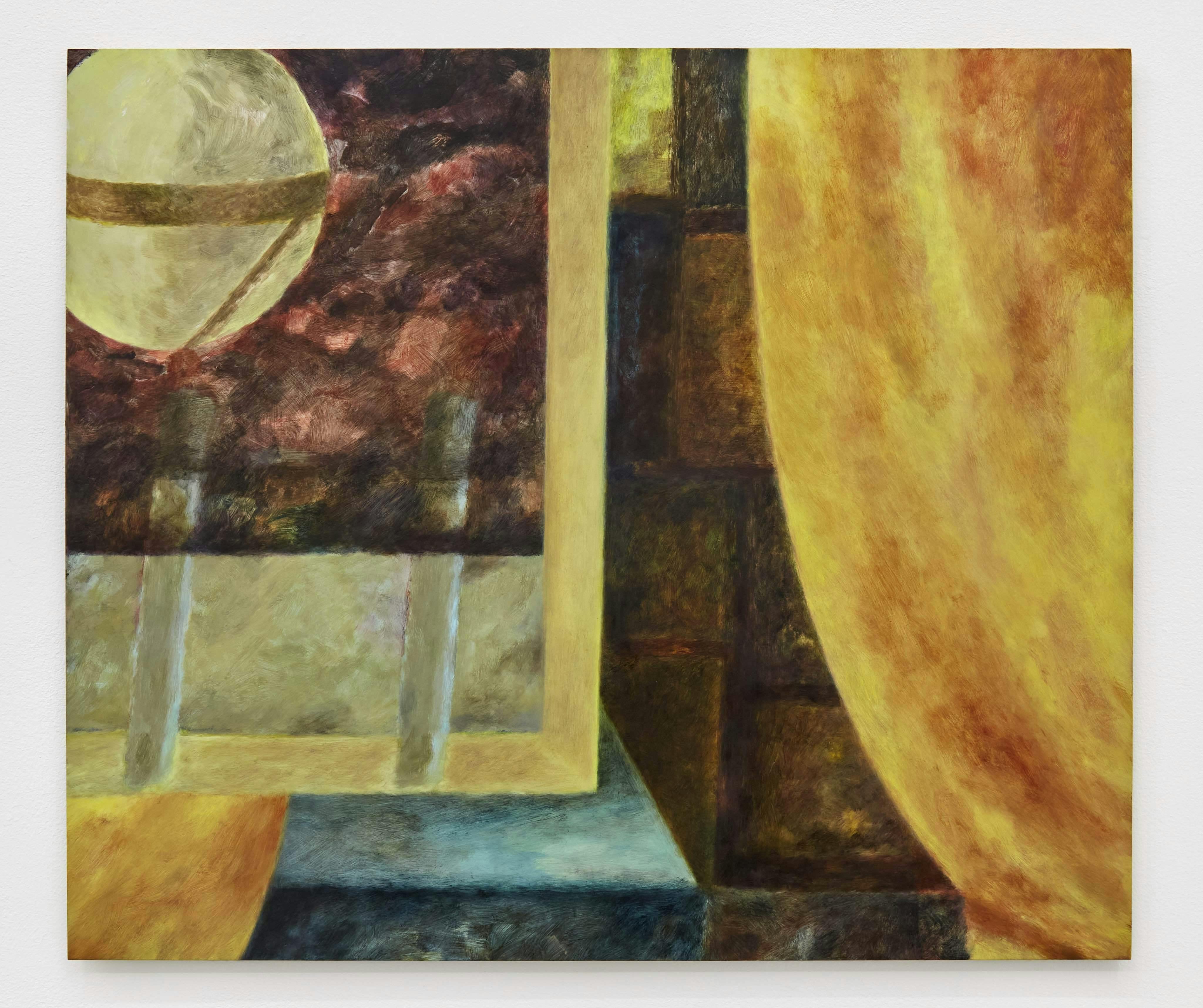 Interior Window, 2023. Oil on aluminium, 56 x 48cm