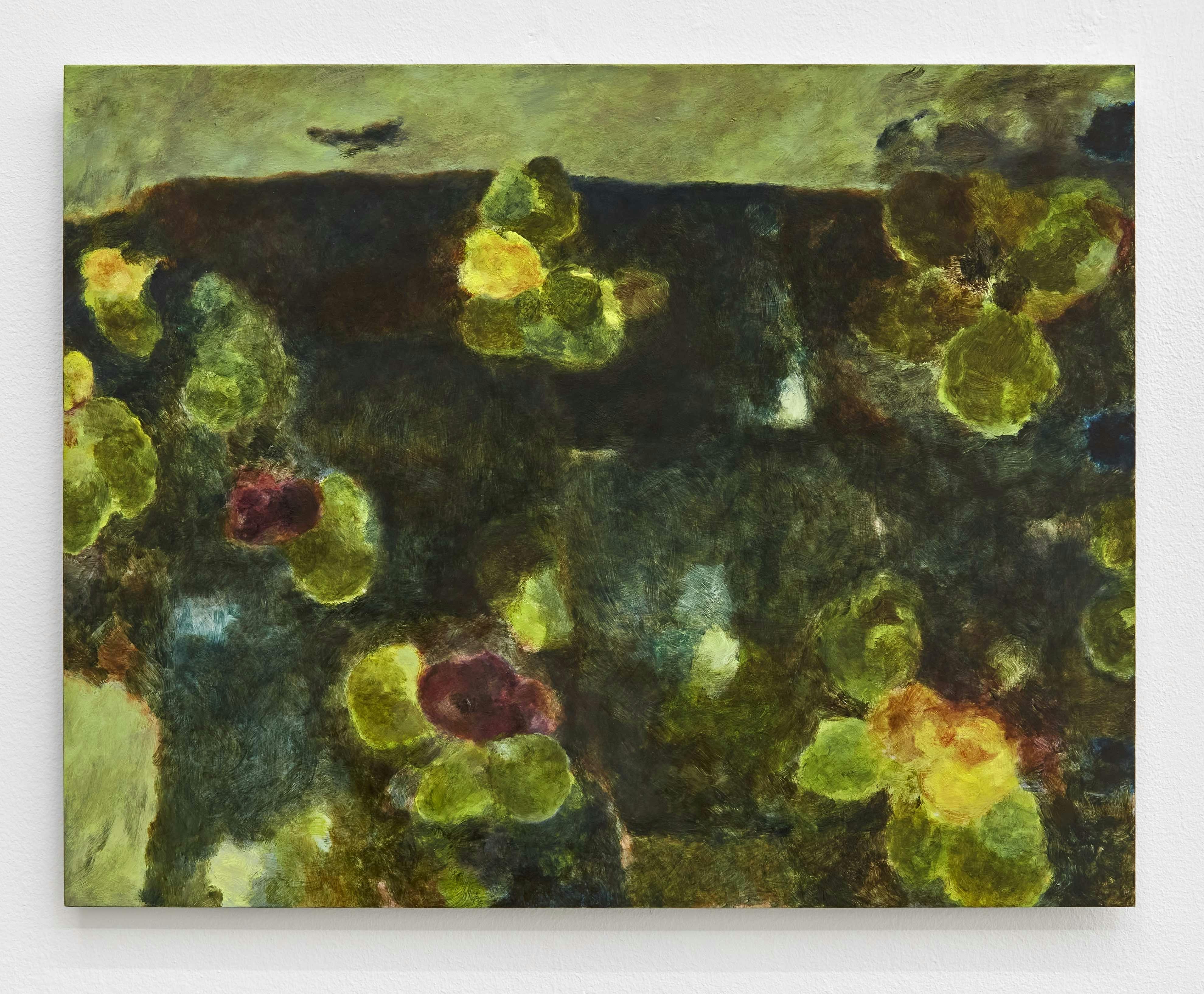 Primula, 2023. Oil on aluminium, 38 x 26cm